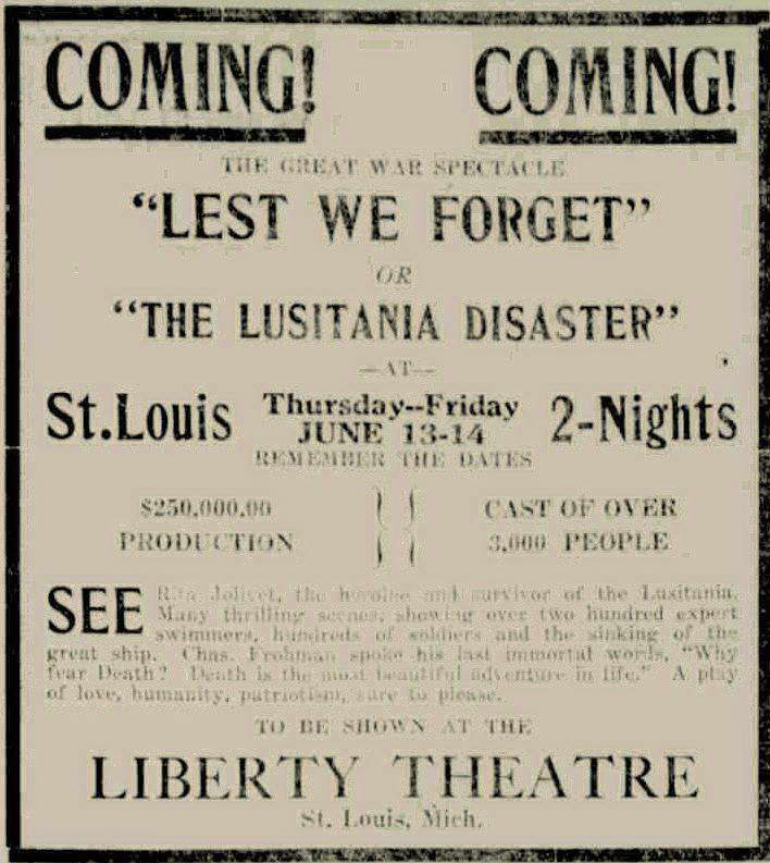 Strand Theatre - June 6 1918 Ad For What May Be This House Under Different Name